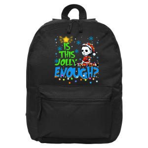 Myers Is This Jolly Enough Christmas Movie Horror Myers 16 in Basic Backpack