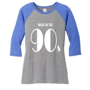 Made In The 90s Gift Women's Tri-Blend 3/4-Sleeve Raglan Shirt