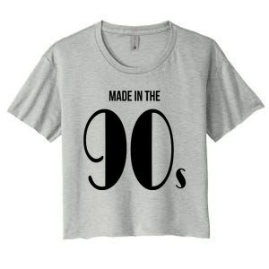 Made In The 90s Gift Women's Crop Top Tee