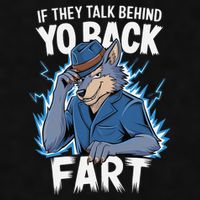 Meme If They Talk Behind Your Back Fart Funny Oddly Specific Ladies PosiCharge Tri-Blend Wicking Tank