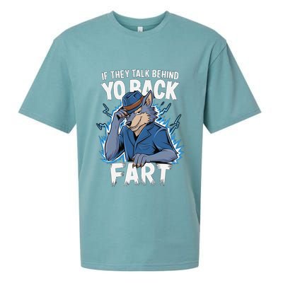 Meme If They Talk Behind Your Back Fart Funny Oddly Specific Sueded Cloud Jersey T-Shirt