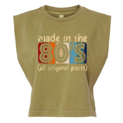 Made In The 80s All Original Part Retro Vintage Garment-Dyed Women's Muscle Tee