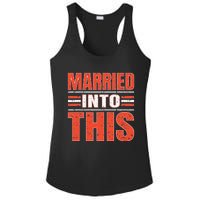 Married Into This Cleveland Funny Cleveland Gift Ladies PosiCharge Competitor Racerback Tank