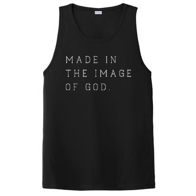 Made In The Image Of God Bible Faith Christian PosiCharge Competitor Tank