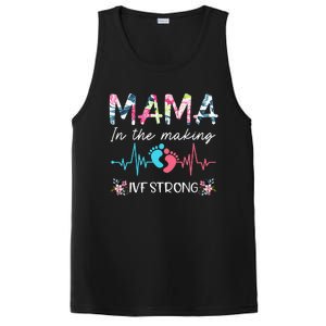 Mama In The Making Ivf Strong Floral Transfer Day Ivf Mom PosiCharge Competitor Tank