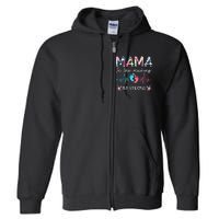 Mama In The Making Ivf Strong Floral Transfer Day Ivf Mom Full Zip Hoodie