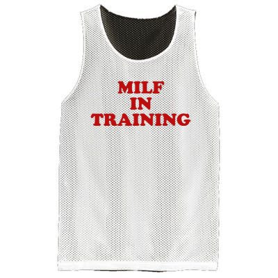 Milf In Training Mesh Reversible Basketball Jersey Tank