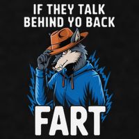 Meme If They Talk Behind Your Back Fart Funny Oddly Specific Ladies PosiCharge Tri-Blend Wicking Tank