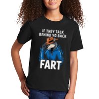 Meme If They Talk Behind Your Back Fart Funny Oddly Specific Kids T-Shirt