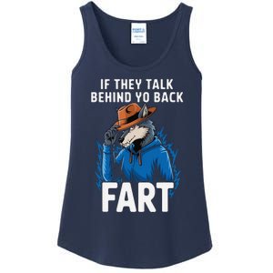 Meme If They Talk Behind Your Back Fart Funny Oddly Specific Ladies Essential Tank