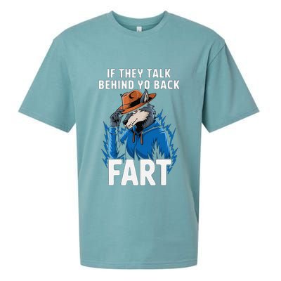 Meme If They Talk Behind Your Back Fart Funny Oddly Specific Sueded Cloud Jersey T-Shirt