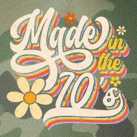 Made In The 70S Retro Created During 1970s Groovy Birthday Legacy Tie Dye Trucker Hat