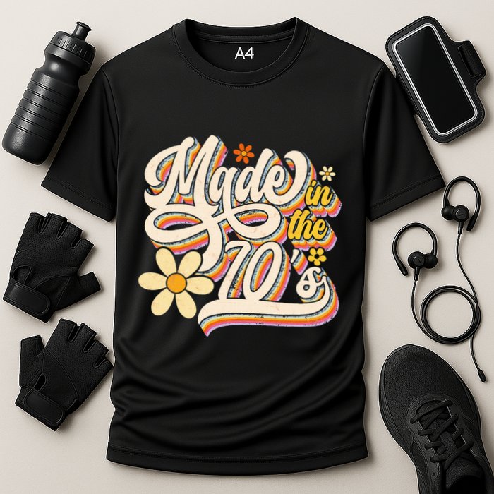 Made In The 70S Retro Created During 1970s Groovy Birthday Performance Shirt
