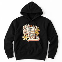 Made In The 70S Retro Created During 1970s Groovy Birthday Hoodie