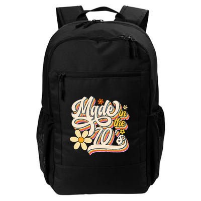 Made In The 70S Retro Created During 1970s Groovy Birthday Backpack