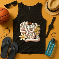 Made In The 70S Retro Created During 1970s Groovy Birthday Tank Top