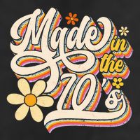 Made In The 70S Retro Created During 1970s Groovy Birthday Microfiber Hand Towel