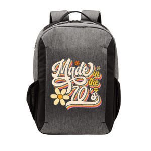 Made In The 70S Retro Created During 1970s Groovy Birthday Vector Backpack