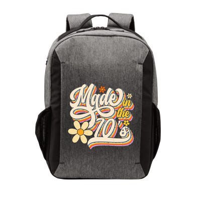 Made In The 70S Retro Created During 1970s Groovy Birthday Vector Backpack