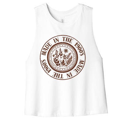 Made In The 1900S Dreams Of Jasmine Tea Women's Racerback Cropped Tank