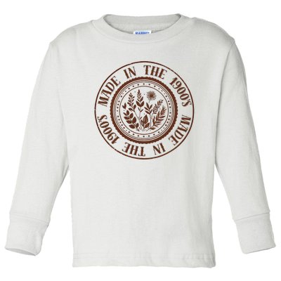 Made In The 1900S Dreams Of Jasmine Tea Toddler Long Sleeve Shirt