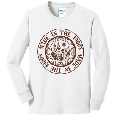 Made In The 1900S Dreams Of Jasmine Tea Kids Long Sleeve Shirt