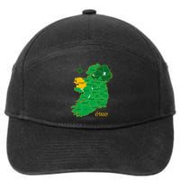 Mayo Ireland T Irish County Map Eire Irish Travel 7-Panel Snapback Hat