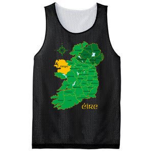 Mayo Ireland T Irish County Map Eire Irish Travel Mesh Reversible Basketball Jersey Tank