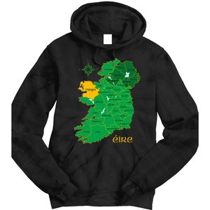 Mayo Ireland T Irish County Map Eire Irish Travel Tie Dye Hoodie