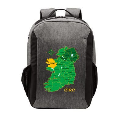 Mayo Ireland T Irish County Map Eire Irish Travel Vector Backpack