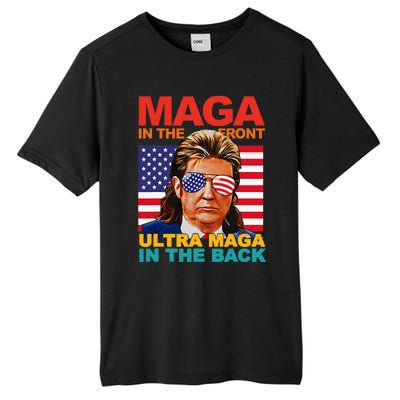 Maga In The Front Ultra Maga In The Back Trump Glasses Tall Fusion ChromaSoft Performance T-Shirt