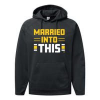 Married Into This Pittsburgh Football Performance Fleece Hoodie