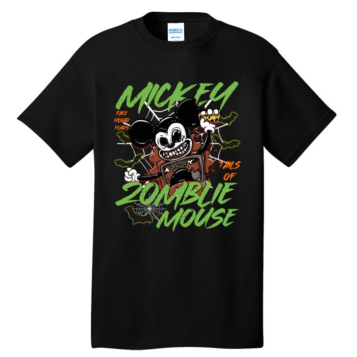 Mickey In Tales Of Zombie Mouse Mickey Halloween Vintage Tall T-Shirt