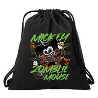 Mickey In Tales Of Zombie Mouse Mickey Halloween Vintage Drawstring Bag