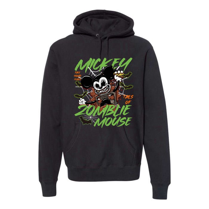 Mickey In Tales Of Zombie Mouse Mickey Halloween Vintage Premium Hoodie