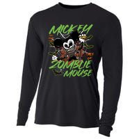 Mickey In Tales Of Zombie Mouse Mickey Halloween Vintage Cooling Performance Long Sleeve Crew