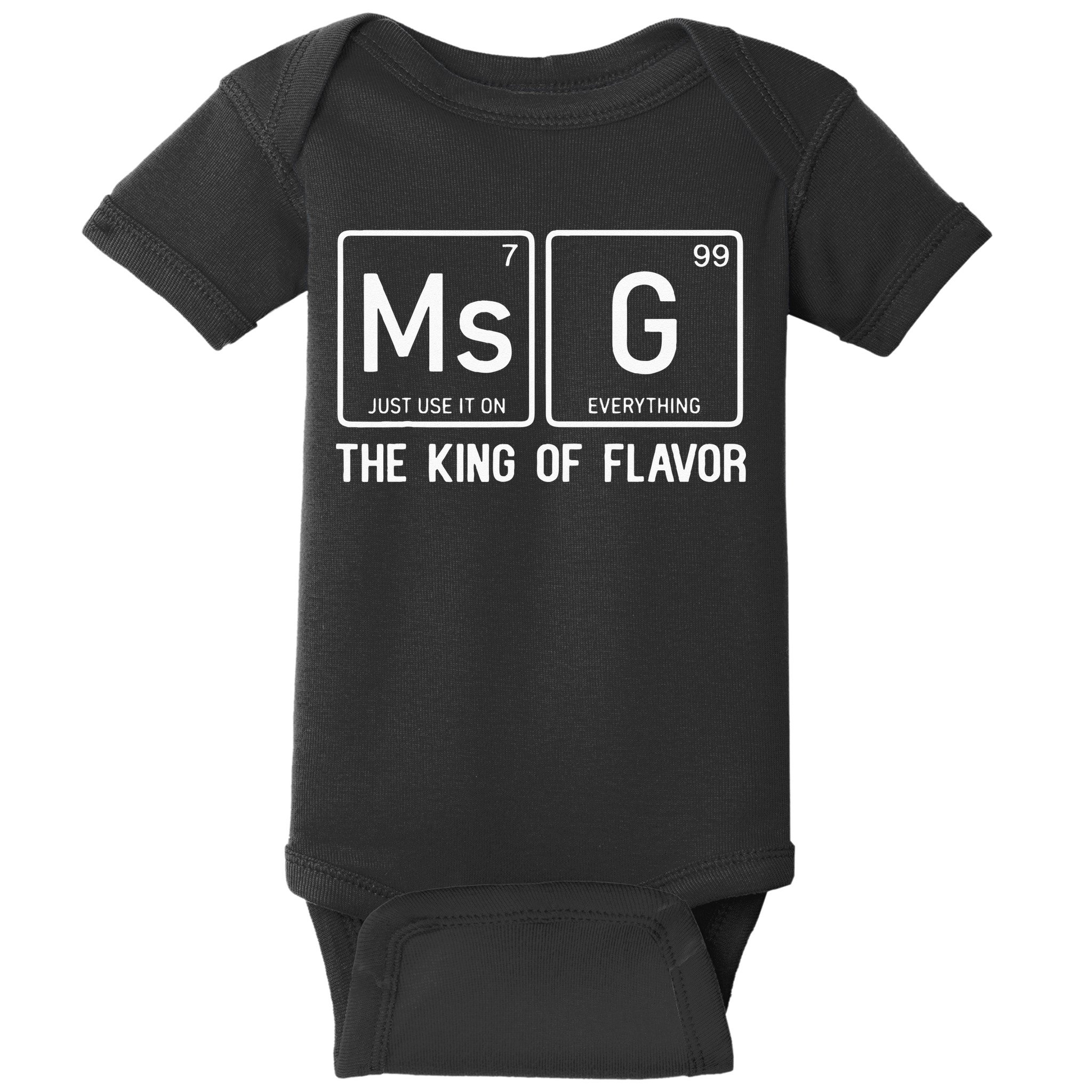 MSG Is The King Of Flavor Uncle Roger Where Your Wok Baby Bodysuit