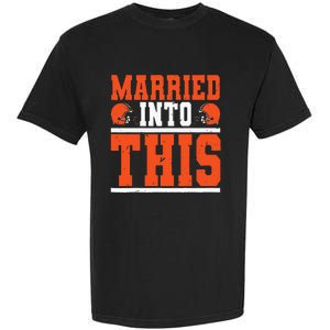 Married Into This Funny Christmas Garment-Dyed Heavyweight T-Shirt