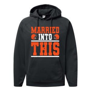 Married Into This Funny Christmas Performance Fleece Hoodie