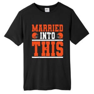 Married Into This Funny Christmas Tall Fusion ChromaSoft Performance T-Shirt