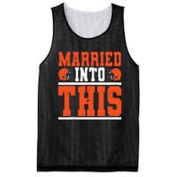 Married Into This Funny Christmas Mesh Reversible Basketball Jersey Tank