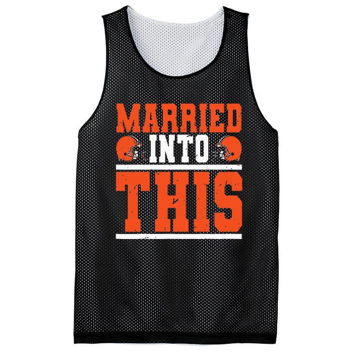 Married Into This Funny Christmas Mesh Reversible Basketball Jersey Tank