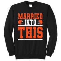 Married Into This Funny Christmas Tall Sweatshirt