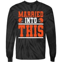 Married Into This Funny Christmas Tie-Dye Long Sleeve Shirt