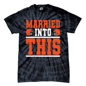 Married Into This Funny Christmas Tie-Dye T-Shirt