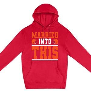 Married Into This Funny Christmas Premium Pullover Hoodie