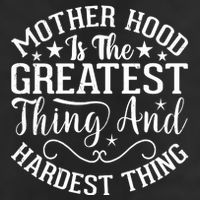 Motherhood Is The Greatest Thing And Hardest Thing Large Microfiber Waffle Golf Towel
