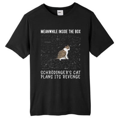 Meanwhile Inside The Box SchröDingers Cat Plans Its Revenge Tall Fusion ChromaSoft Performance T-Shirt