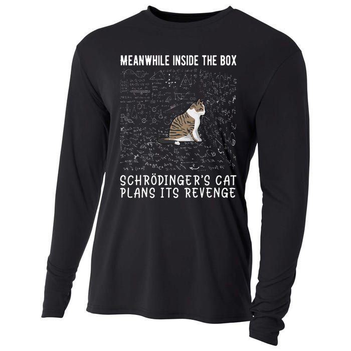 Meanwhile Inside The Box SchröDingers Cat Plans Its Revenge Cooling Performance Long Sleeve Crew