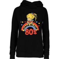 Made In The 80s 1980s Generation Millennials Retro Vintage Womens Funnel Neck Pullover Hood